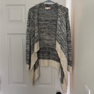 Skies Are Blue Gray and Cream Cardigan